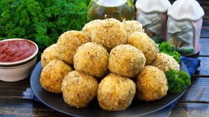 Корочка хрустящая, начинка нежная. КАРТОФЕЛЬНЫЕ КРОКЕТЫ С ВЕТЧИНОЙ