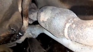 Мерседес W124 удаление катализатора