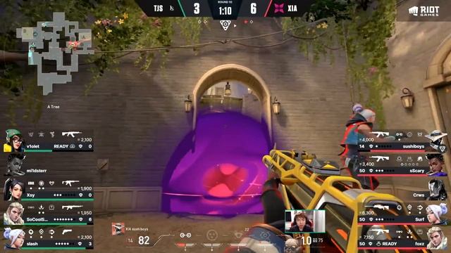 Team JOBSO vs XERXIA Game 1 | VALORANT Challengers TH - Group Stage