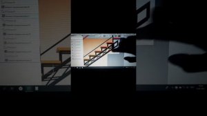 Лестница, на второй этаж, на фермах.