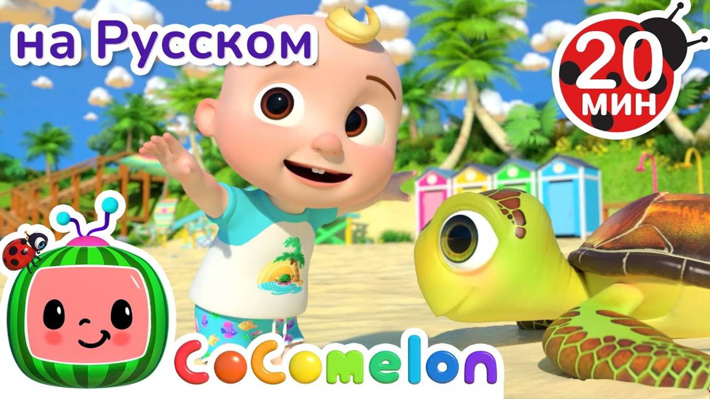 Изучаем Животных на Море - CoComelon на русском  Детские песенки