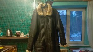 Дублёнка мужская длинная, размер 48-50