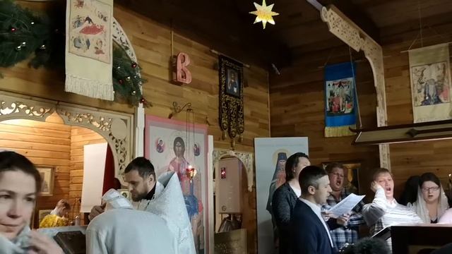 А. Зиновьев, "С нами Бог"  - хор  храма свт. Николая Японского. Рождество Христово 2019