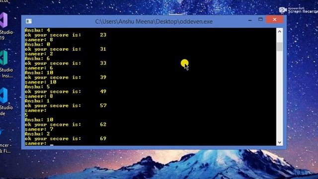 I Make My First Game In C Programming Language||codentime||odd and even game || basic game||#gaming