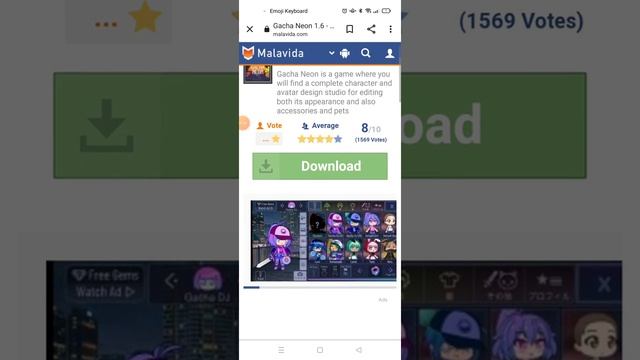 tutorial cara download gacha neon dan gacha cute💗💗