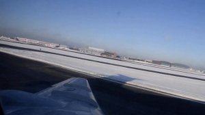 Взлёт Ту-134 авиакомпании "Космос" из Внуково