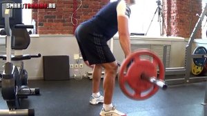 Тяга становая на прямых ногах | Видеоурок.