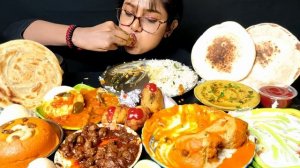 Eating Paratha & Chole, Dahi Vada, Pokora, Idli | Foodie Darling | Eating Show | Big Bite | Mukbang
