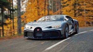 Красота и величие Bugatti Chiron Profilee в 4K