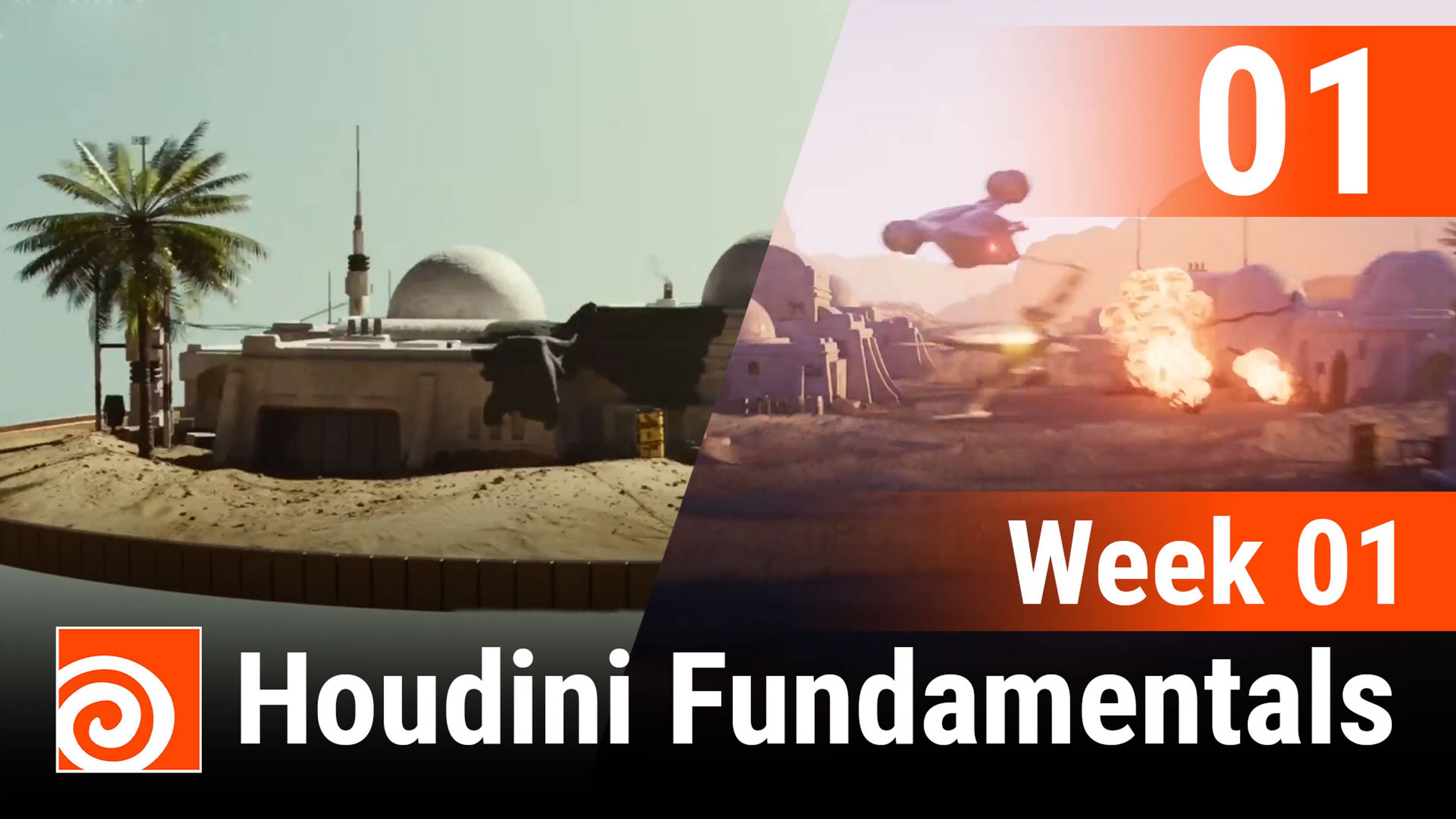 week1 - 01 - Intro To Procedural Modeling - Houdini Fundamentals Course