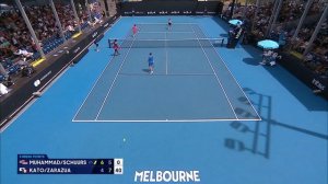 Muhammad/Schuurs v Kato/Zarazua Highlights | Australian Open 2025 Third Round