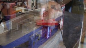 Торцевая разделочная доска с античным рисунком