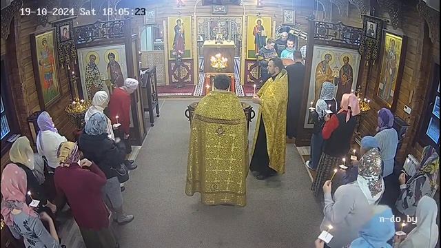 ☦ Прямой эфир | Всенощное бдение в храме Николая Японского г. Минска | 19.10.2024 г. в 17.00