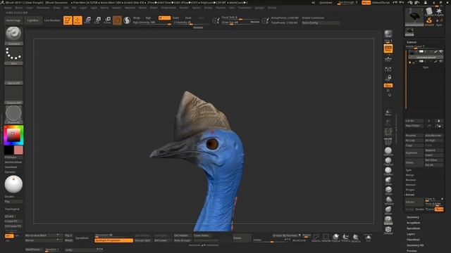 How to add and remove Materials to objects in ZBrush