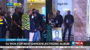 Black Coffee arrives back home after Grammy Award win