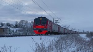 Электропоезд ЭД4М-0031, перегон Тайцы - Красное Село