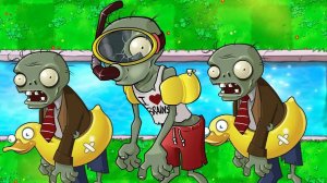 Вода и Ужасы: Зомби vs Растений в Бассейне! Зомби против Растений/Plants vs Zombies