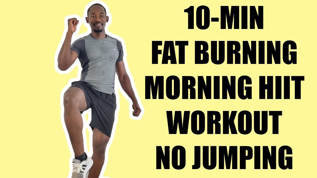 Brian Syuki - 10-Minute Fat Burning Morning HIIT Workout No Jumping No Equipment (10 min)