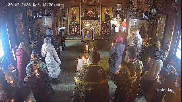 ☦ Прямой эфир | Утреня. Канон  прп. Андрея Критского (Мариино стояние) | 29.03.2023 г. в 17.00