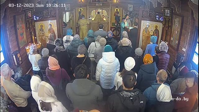 ☦ Прямой эфир |  Божественная литургия в храме Николая Японского г. Минска | 03.12.2023 г. в 9.30