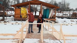 Крещенские купания в усадьбе Гребнево