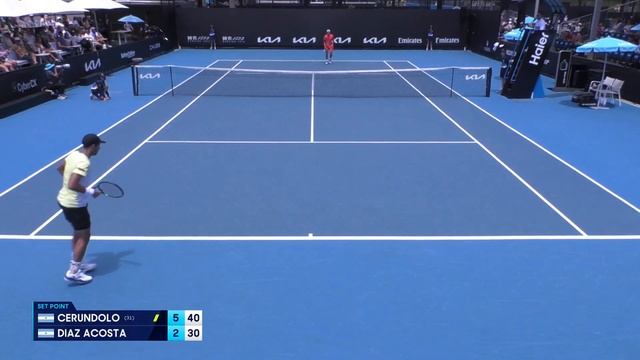 Francisco Cerundolo v Facundo Diaz Acosta Highlights | Australian Open 2025 Second Round