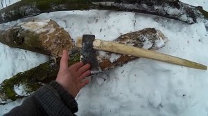 Таежный топор из современного ижевского топора.