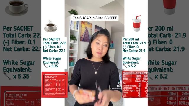 SUGAR IN 3-in-1 COFFEE vs REGULAR SODA смотреть онлайн
