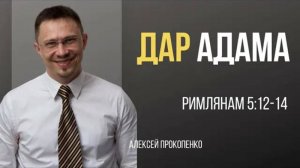 30 - Дар Адама | Римлянам 5_12-14 | Алексей Прокопенко