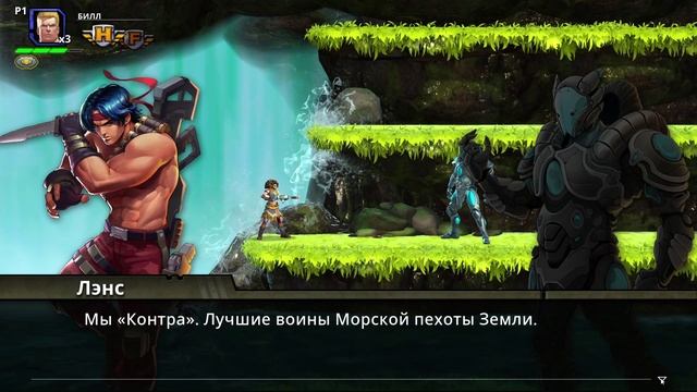 Contra Operation Galuga  Миссия 3 ремейк игры Денди.