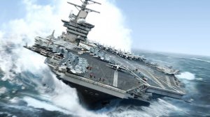Жизнь на корабле ВМС США Джеральд Р. Форд во время 12-балльного шторма!