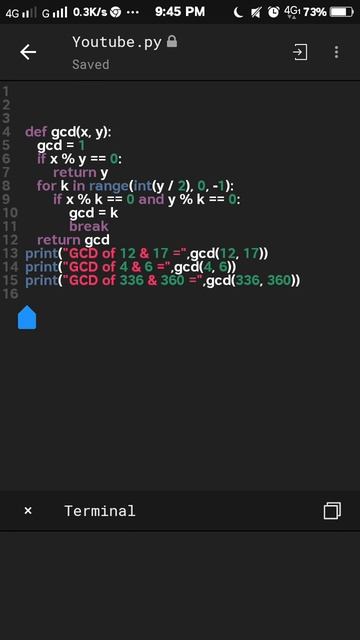 Python - GCD Of Two Numbers || Python Programming For Beginners | Python Tutorials || Python Basics