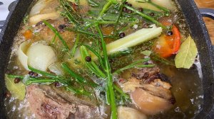 говяжий бульон для борща