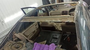 замена крыши Мазда капелла