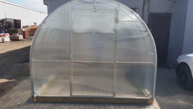 Видеообзор_теплицы_Алмаз_усиленная смотреть онлайн