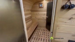 Индивидуальная дизайнерская баня!  Овал 4/4 из термодерева