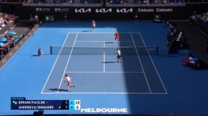 Errani/Paolini v Shnaider/Andreeva Highlights | Australian Open 2025 Second Round