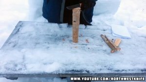 Финский нож. Батонинг / Puukko knife. Batoning