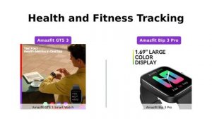 Amazfit GTS 3 vs Amazfit Bip 3 Pro Smart Watch Comparison