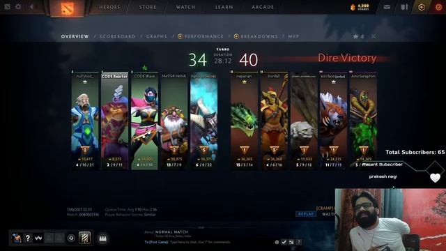 DOTA night again | with CODE Wave and Nullvoid