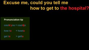 ESL: English directions lesson 1- how to get to ______