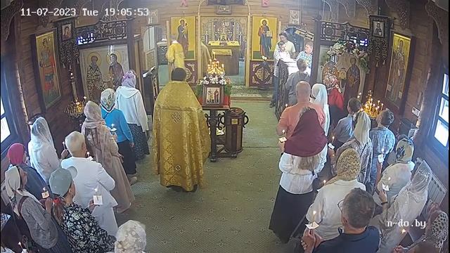 ☦ Прямой эфир | Всенощное бдение в храме Николая Японского 11.07.2023 в 18.00