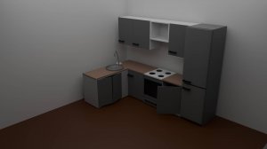 Моделим кухню в Blender 3d