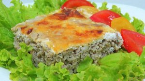 Запеканка из фарша и кабачка