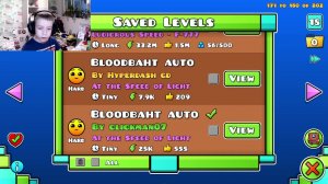 прохожу НЕ сложный УРОВНИ в Geometry Dash
