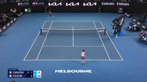 Renata Zarazua v Jasmine Paolini Highlights | Australian Open 2025 Second Round