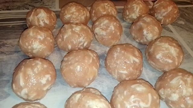 Неаполитанские куриные фрикадельки Польпетте  с соусом alla,salsa ( томатный) .#еда