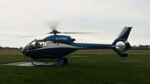 Airbus Eurocopter EC 120B Colibri Helicopter Startup and Takeoff