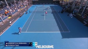 Kudermetova/Shibahara v Plipuech/Yi Tsao Highlights | Australian Open 2025 First Round