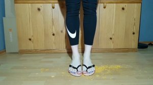 White Melissa Flip Flops crush chips ASMR #SOFIAARMAZZI